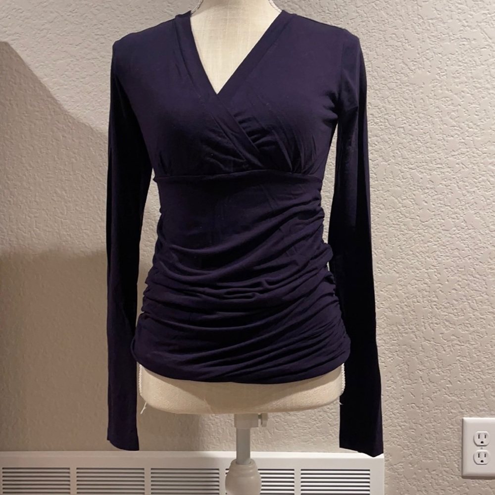 lsabella Oliver faux wrap maternity top